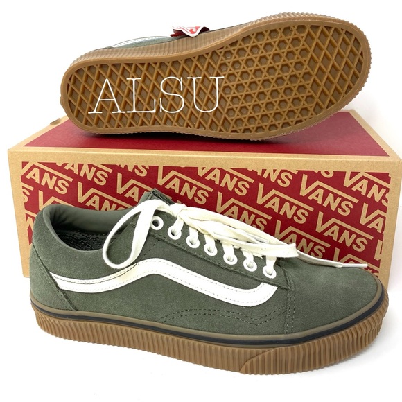 VANS Old Skool Suede Dusty Olive Women’s Sneakers - Picture 6 of 10